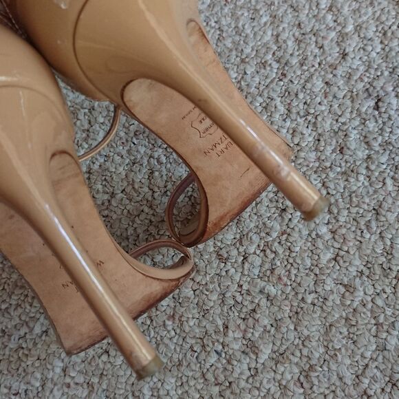 Stuart Weitzman Nudistsong Minimalist Leather Sandals size 36.5 - Picture 16 of 16